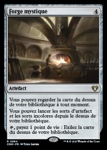 Forge mystique, carte Magic CMM 964 — extension Commander Masters