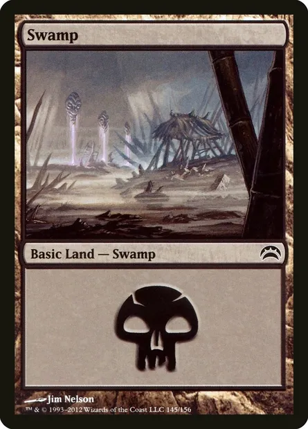 Swamp, Magic card PC2 145 — Planechase 2012 set