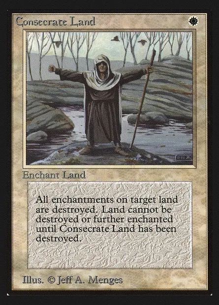 Terrain consacré, carte Magic CED 15 — extension Collectors' Edition
