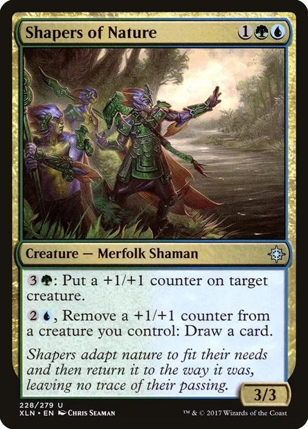 Shapers of Nature, Magic card XLN 228 — Ixalan set
