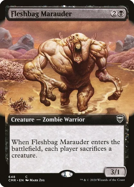Fleshbag Marauder, Magic card CMR 648 — Commander Legends set