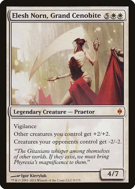 Elesh Norn, Grand Cenobite, Magic card NPH 9 — New Phyrexia set