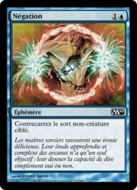 Négation, carte Magic M10 65 — extension Magic 2010