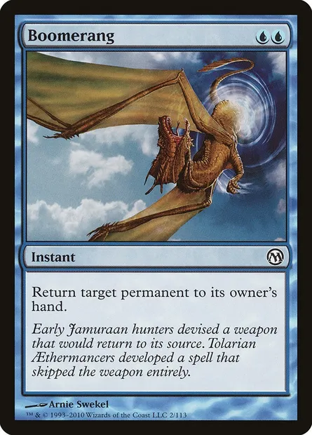 Boomerang, Magic card DPA 2 — Duels of the Planeswalkers set