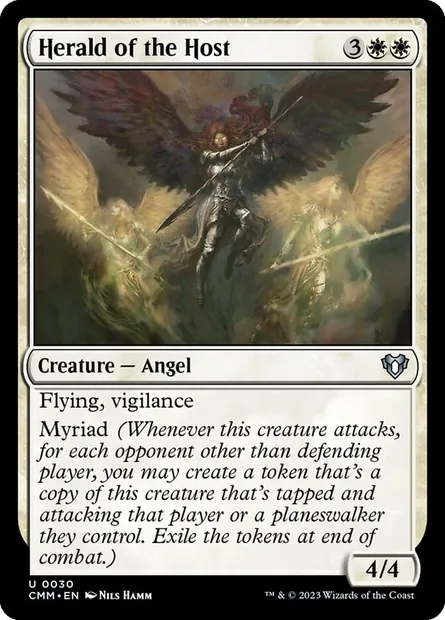 Herald of the Host, Magic card CMM 30 — Commander Masters set