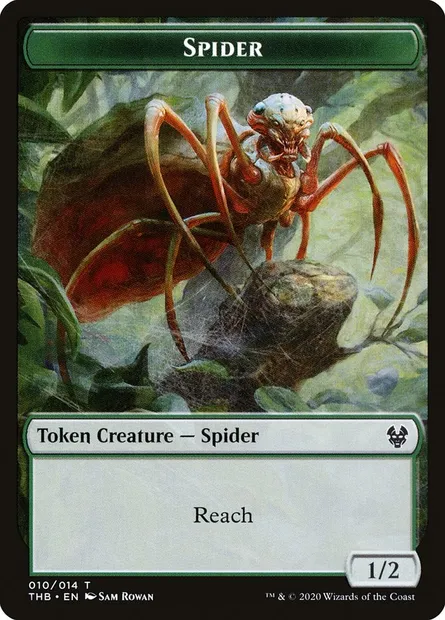 Spider, Magic card TTHB 10 — Theros Beyond Death Tokens set