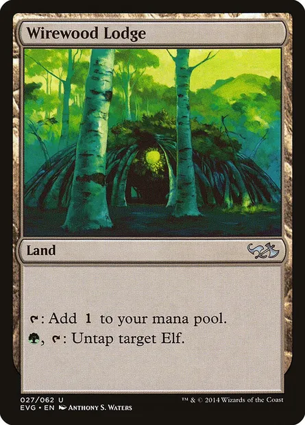 Wirewood Lodge, Magic card EVG 27 — Duel Decks Anthology: Elves vs. Goblins set