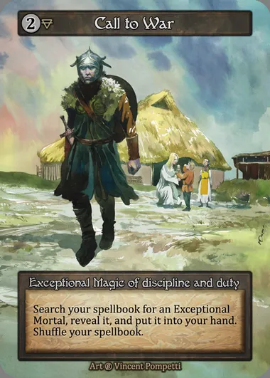 Call to War, carte Sorcery BET 199 — extension Beta