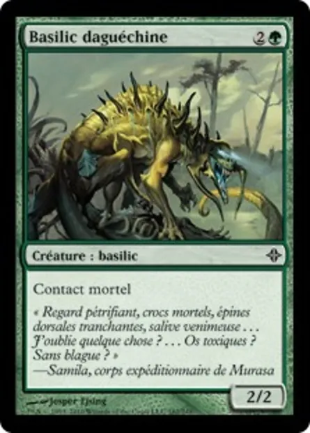 Basilic daguéchine, carte Magic ROE 182 — extension L'ascension des Eldrazi