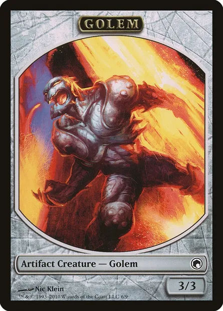 Golem, Magic card TSOM 6 — Scars of Mirrodin Tokens set