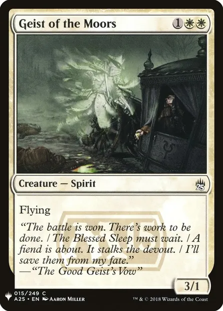 Geist des landes, carte Magic PLST A25-15 — extension The List