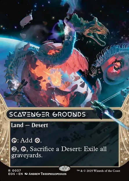 Scavenger Grounds, Magic card EOS 37 — Edge of Eternities: Stellar Sights set