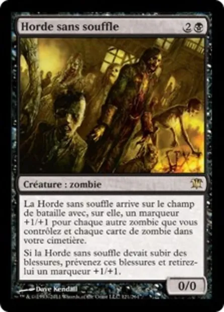 Horde sans souffle, carte Magic ISD 121 — extension Innistrad