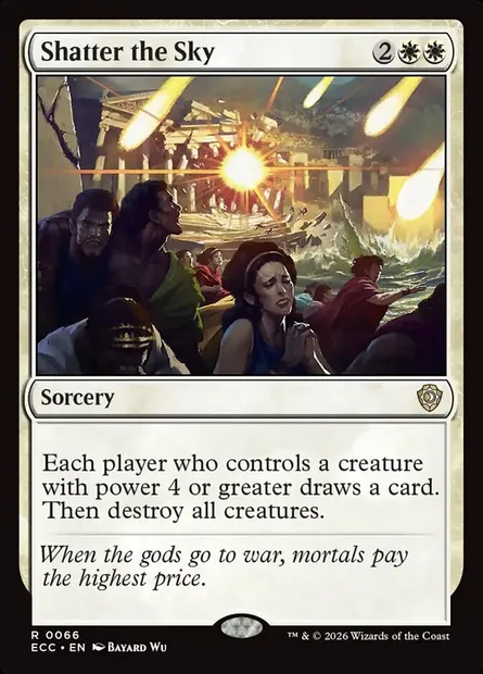 Shatter the Sky, Magic card ECC 66 — Lorwyn Eclipsed Commander set