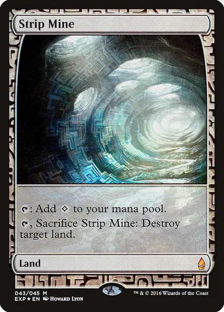 Strip Mine, Magic card EXP 43 — Zendikar Expeditions set