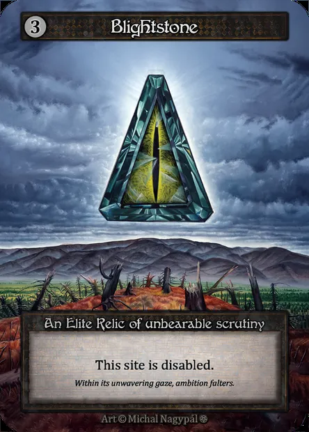 Blightstone, carte Sorcery GOT 309 — extension Gothic