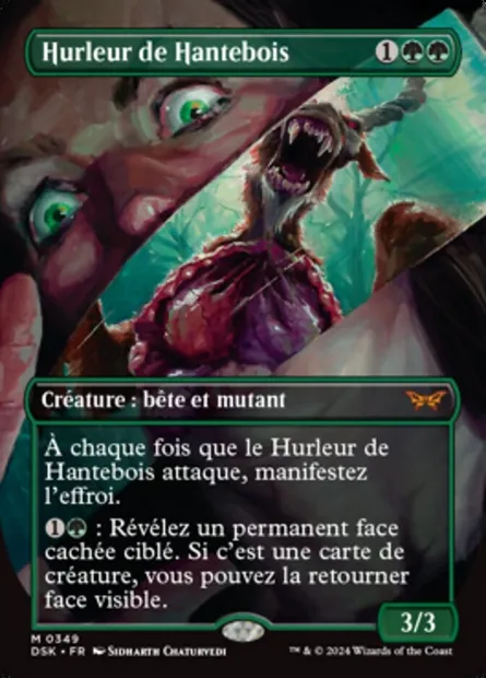 Hurleur de Hantebois, carte Magic DSK 349 — extension Duskmourn: House of Horror