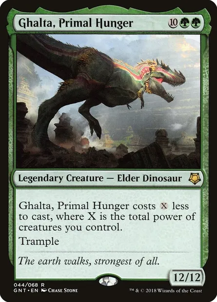 Ghalta, Primal Hunger, Magic card GNT 44 — Game Night set