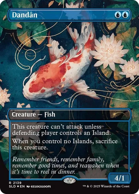 Dandân, carte Magic SLD 2139 — extension Secret Lair Drop