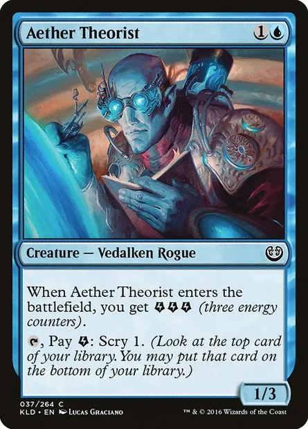 Aether Theorist, Magic card KLD 37 — Kaladesh set