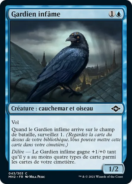Gardien infâme, carte Magic MH2 43 — extension Horizons du Modern 2
