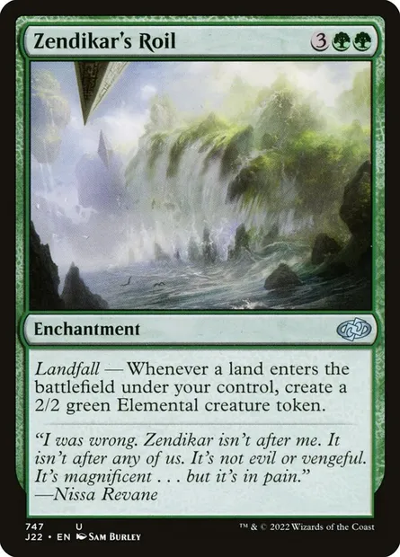 Zendikar's Roil, Magic card J22 747 — Jumpstart 2022 set