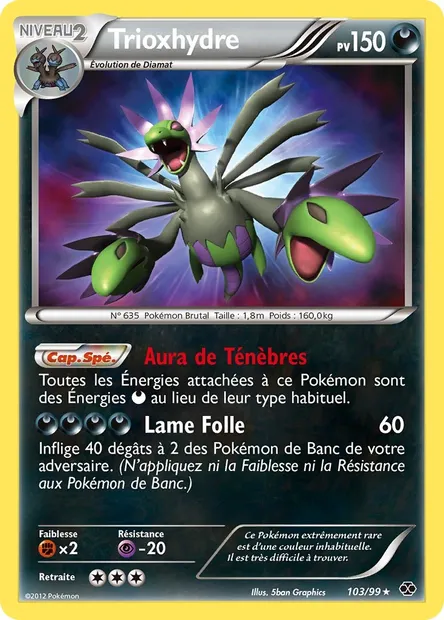 Trioxhydre, carte Pokémon NXD 103 — extension Destinées Futures