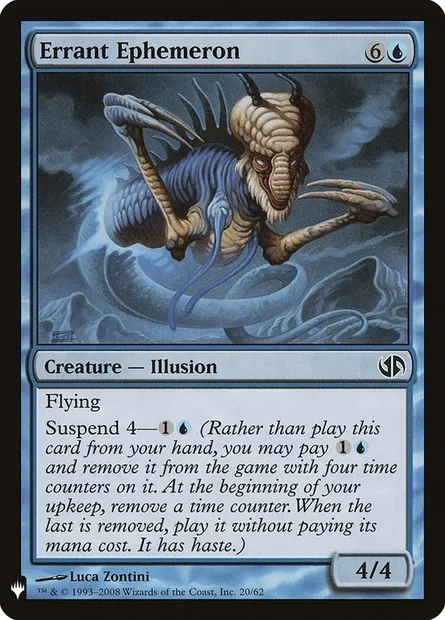 Errant Ephemeron, Magic card PLST DD2-20 — The List set