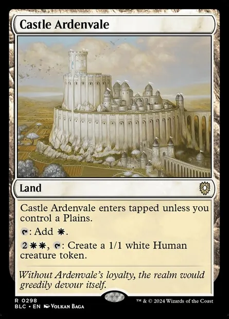 Castle Ardenvale, Magic card BLC 298 — Bloomburrow Commander set