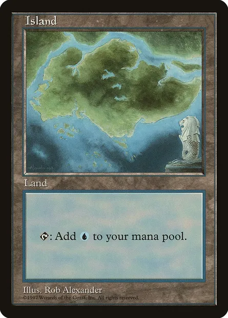 Island, Magic card PALP 12 — Asia Pacific Land Program set