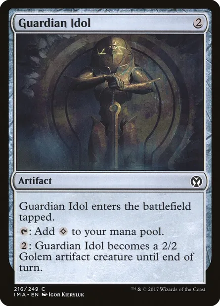 Guardian Idol, Magic card IMA 216 — Iconic Masters set