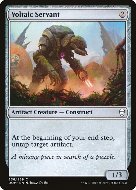 Voltaic Servant, Magic card DOM 236 — Dominaria set