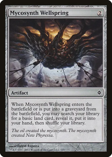 Mycosynth Wellspring, Magic card NPH 145 — New Phyrexia set