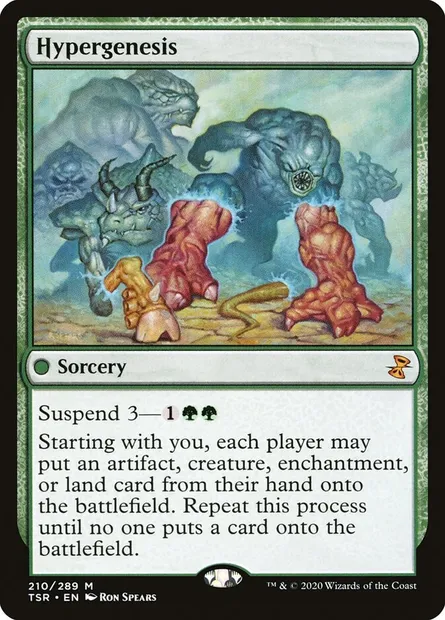 Hypergenesis, Magic card TSR 210 — Time Spiral Remastered set
