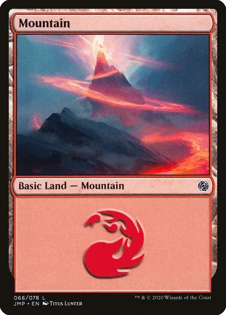 Mountain, Magic card JMP 66 — Jumpstart set