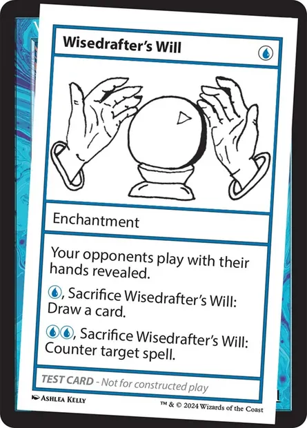 Wisedrafter's Will, carte Magic MB2 539 — extension Mystery Booster 2