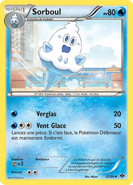 Sorboul, carte Pokémon NXD 32 — extension Destinées Futures