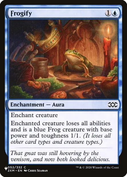 Grenouillifier, carte Magic PLST 2XM-52 — extension The List