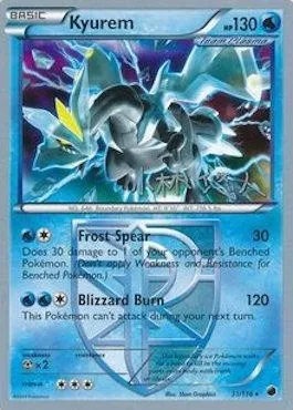 Kyurem, Pokémon card WCD14 031h — World Championship Decks 2014 set