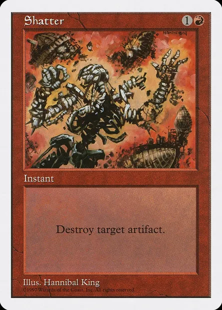 Shatter, Magic card 5ED 265 — Fifth Edition set