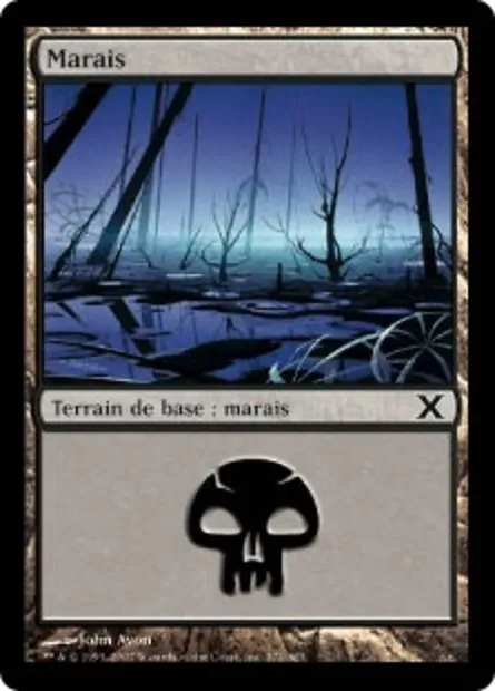 Marais, carte Magic 10E 372 — extension Dixième édition