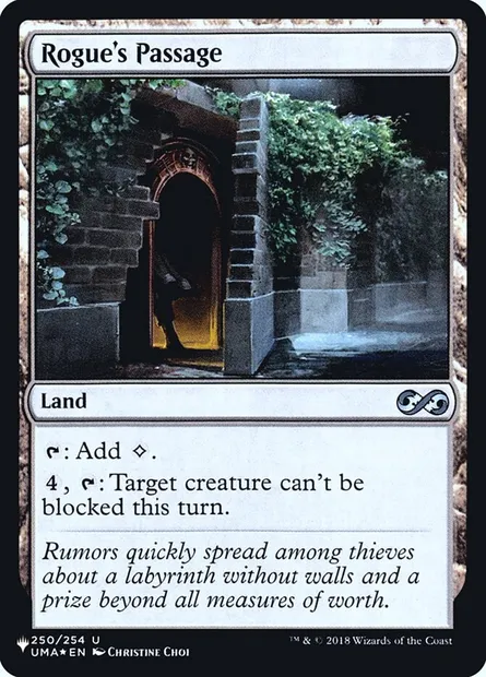 Rogue's Passage, Magic card PLST UMA-250 — The List set