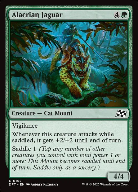Alacrian Jaguar, Magic card DFT 152 — Aetherdrift set