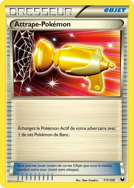 Attrape-Pokémon, carte Pokémon DEX 111 — extension Explorateurs Obscurs