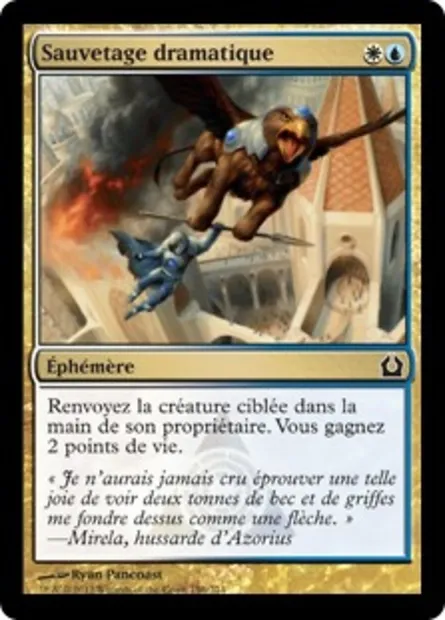 Sauvetage dramatique, carte Magic RTR 156 — extension Retour à Ravnica