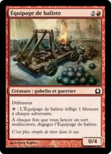Équipage de baliste, carte Magic RTR 99 — extension Retour à Ravnica