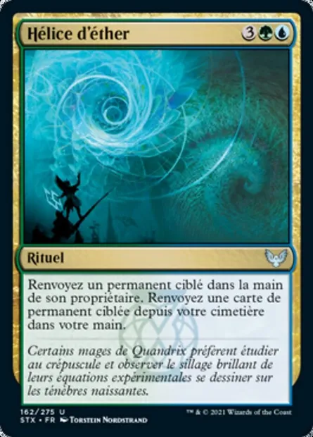 Hélice d'éther, carte Magic STX 162 — extension Strixhaven: l'Académie des Mages