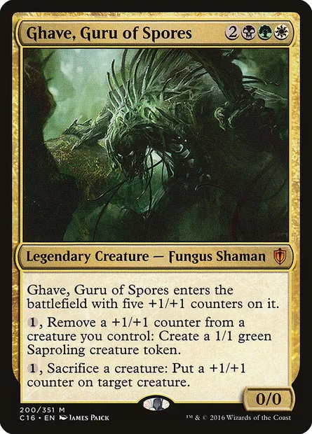 Ghave, Guru of Spores, Magic card C16 200 — Commander 2016 set