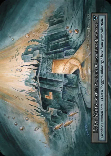 Elder Ruins, carte Sorcery GOT 381 — extension Gothic