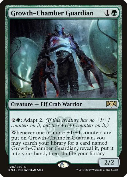 Growth-Chamber Guardian, Magic card RNA 128 — Ravnica Allegiance set
